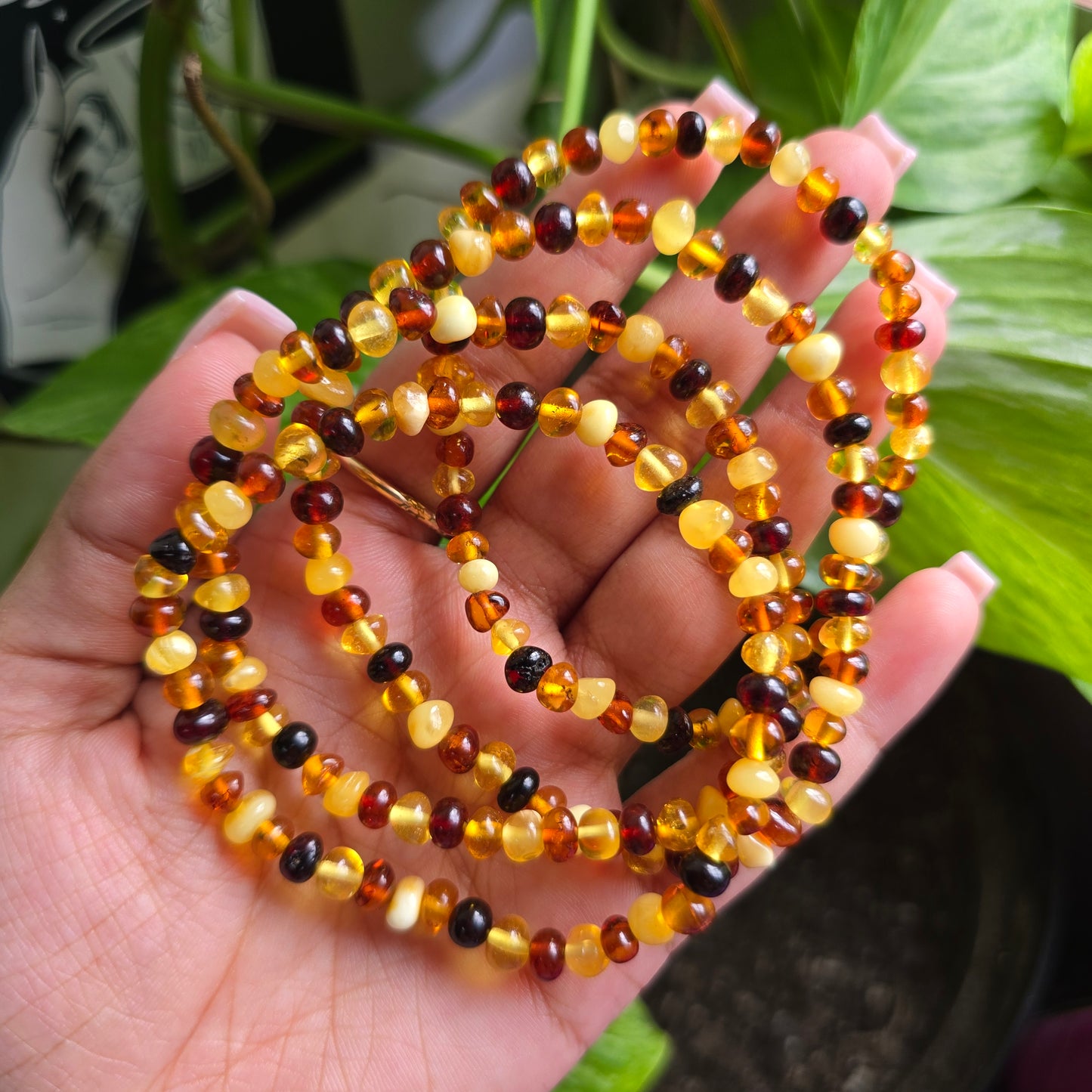 Amber Gemstone Bracelet