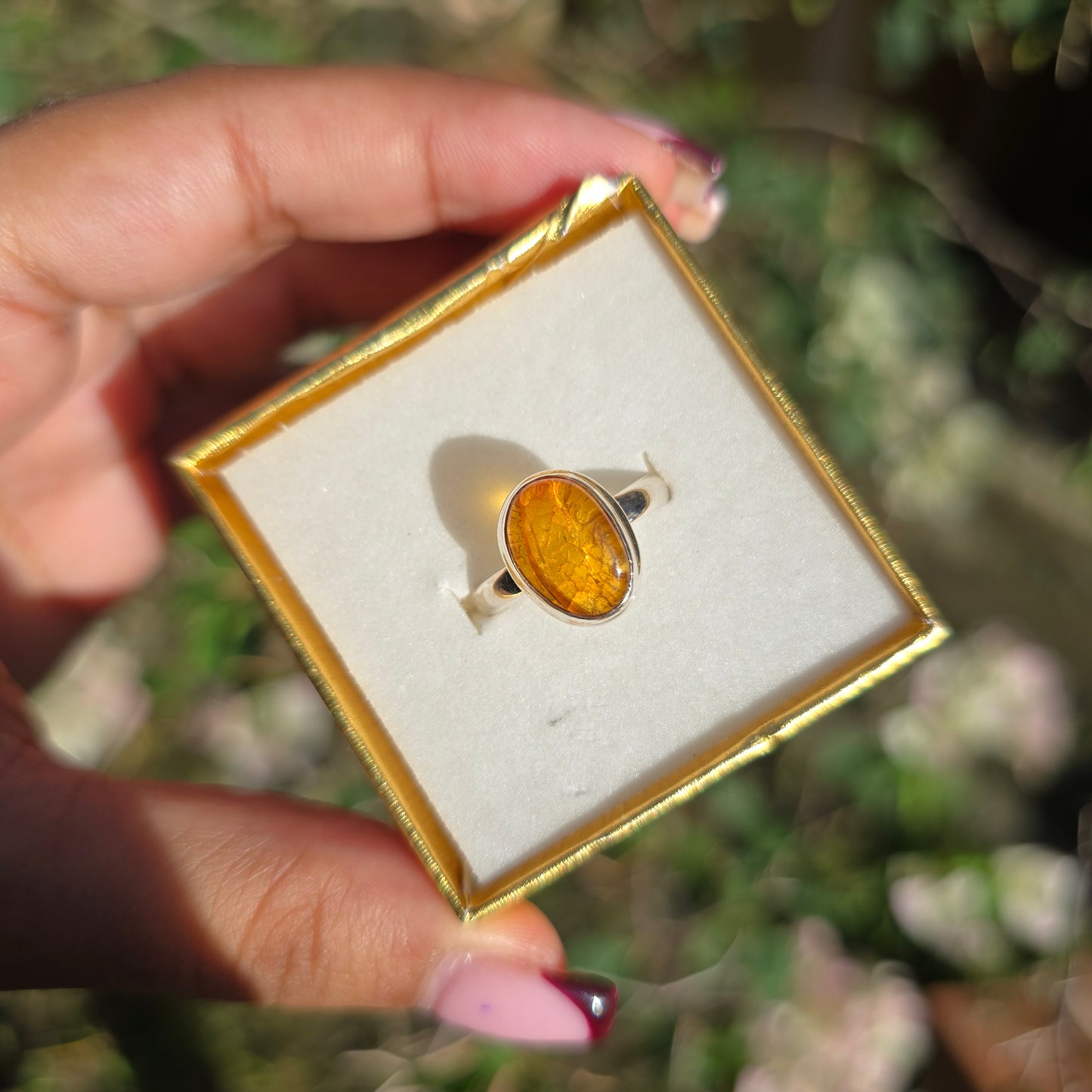 Amber Ring - Size 10.5