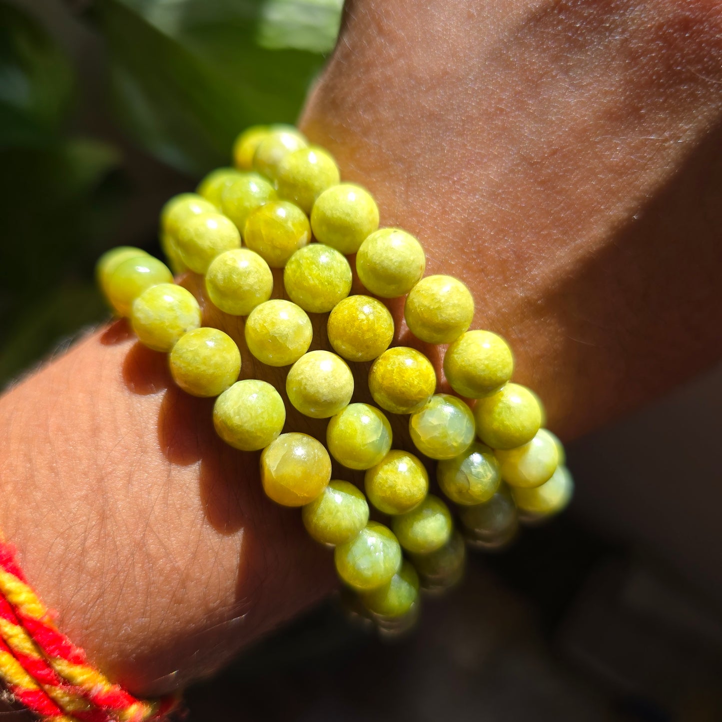 Madagascan Green Opal Gemstone Bracelet
