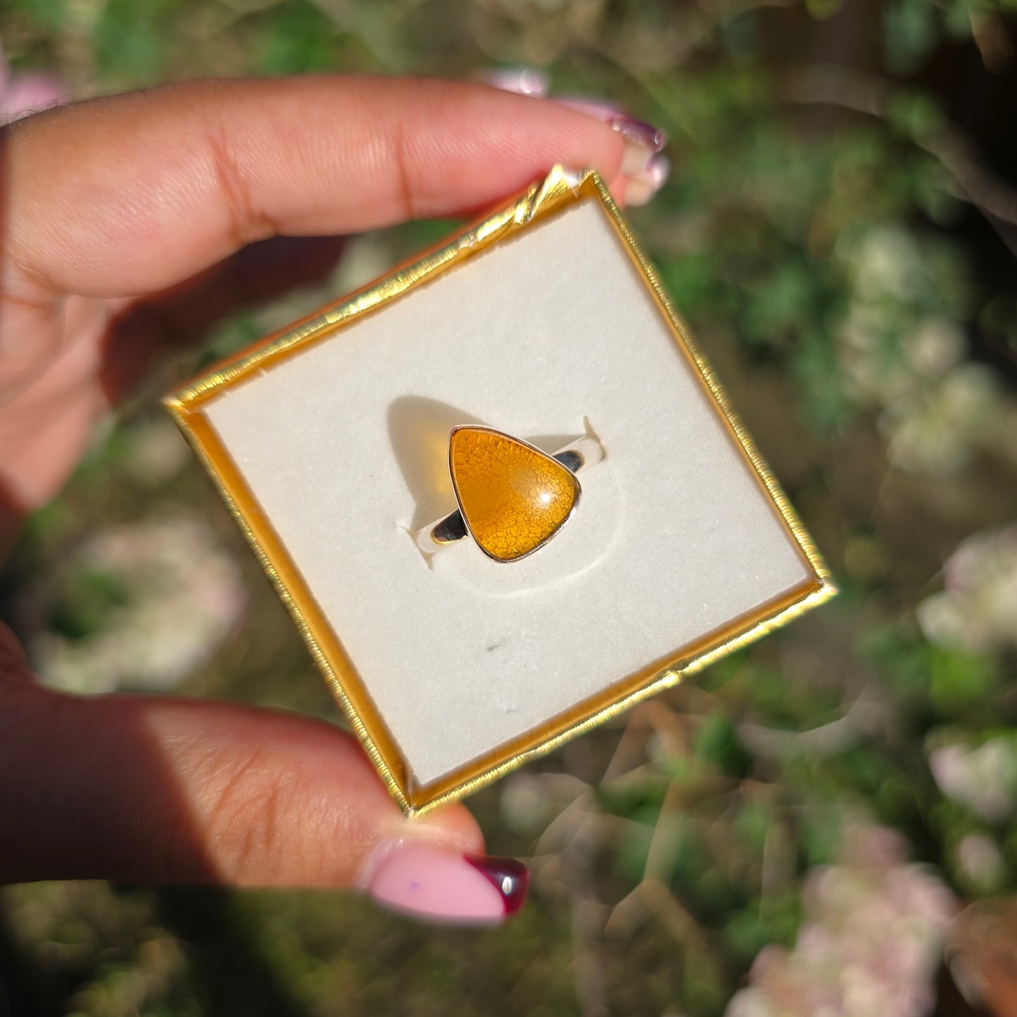 Amber Ring - Size 8.5