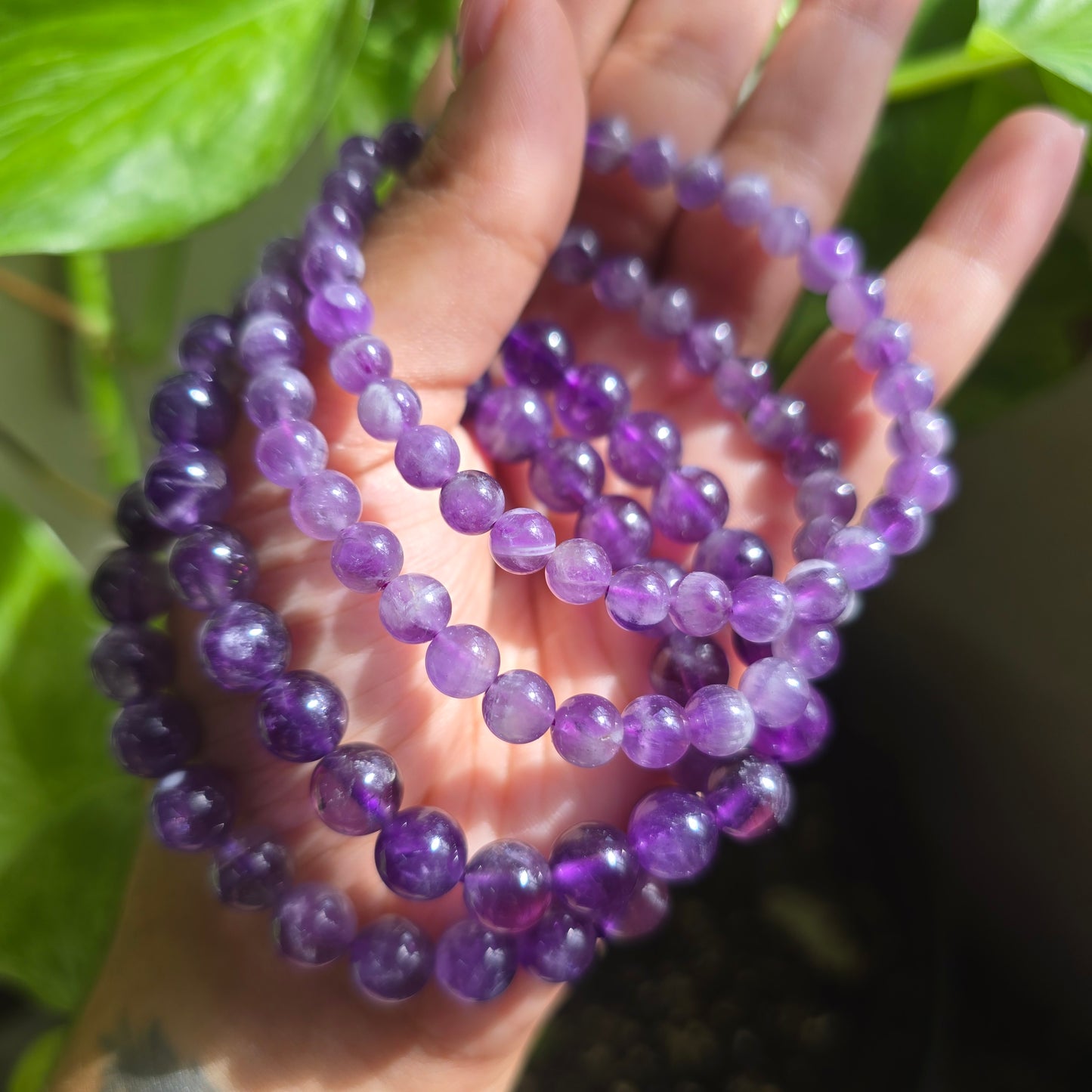 Amethyst Gemstone Bracelet