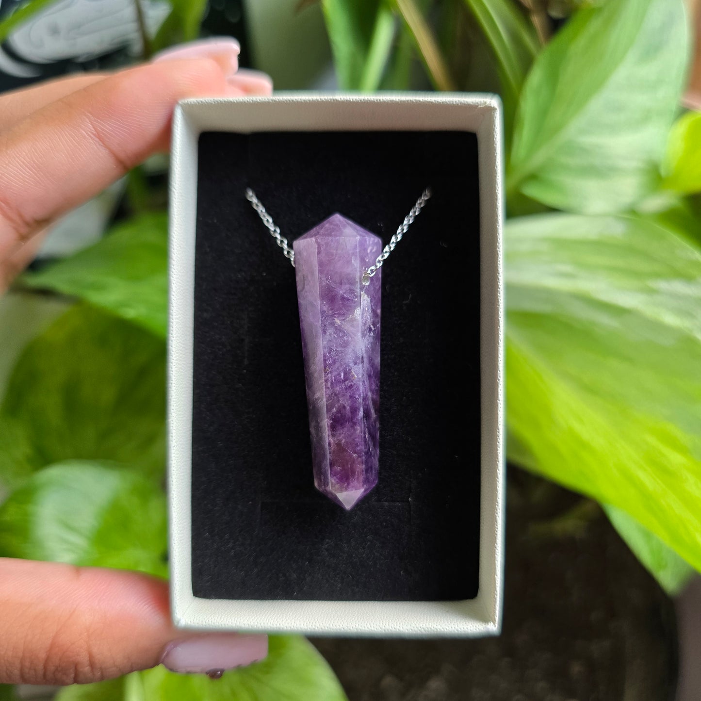 Amethyst Point Necklace