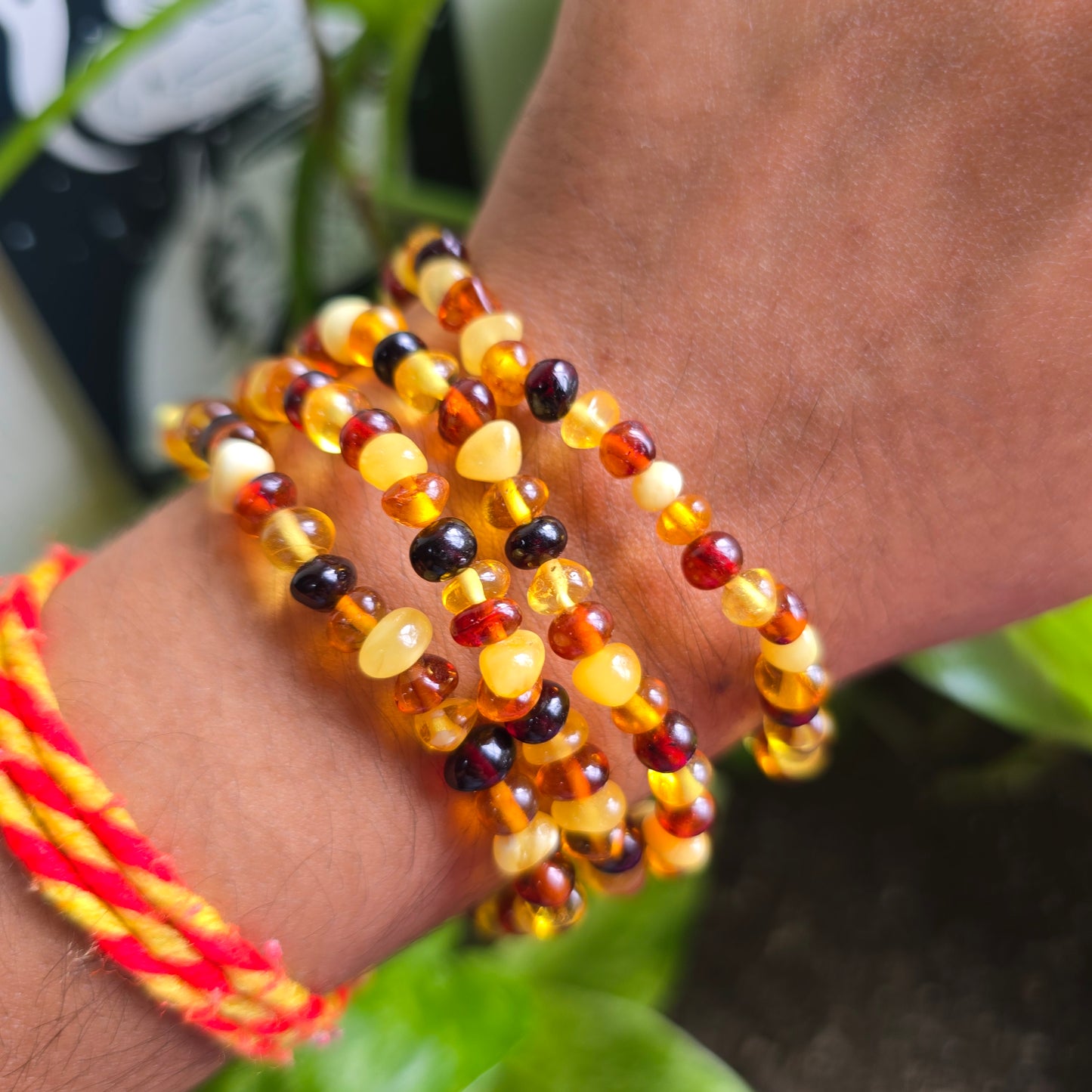 Amber Gemstone Bracelet