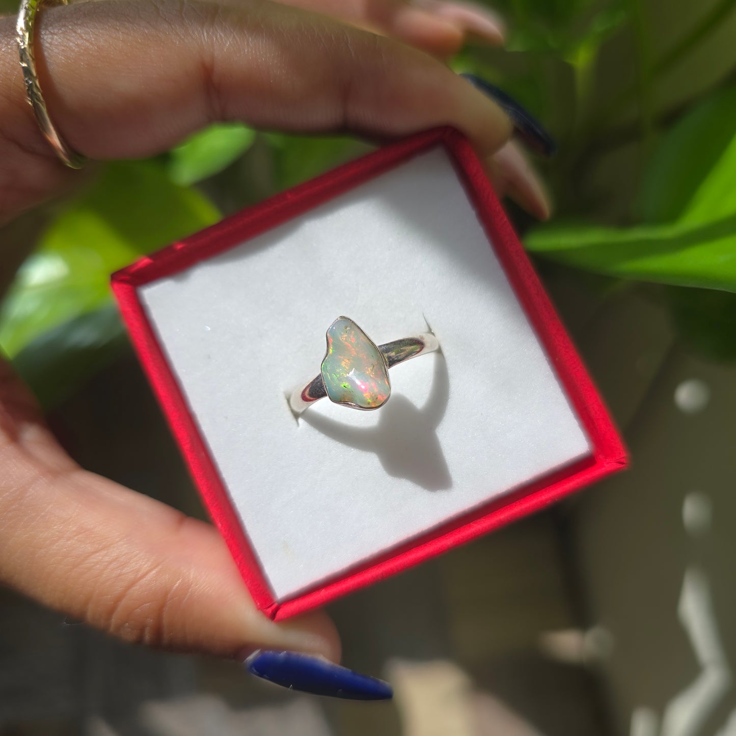 Ethiopian Opal Ring - Size 7.5