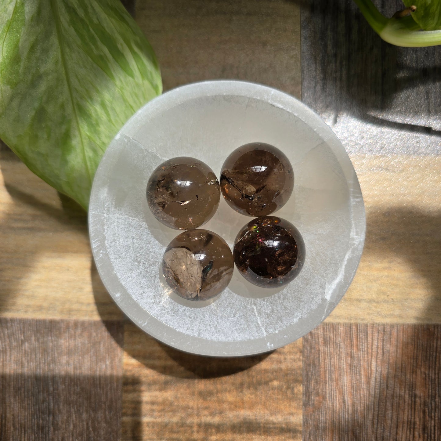 Mini Smoky Quartz Gemstone Sphere
