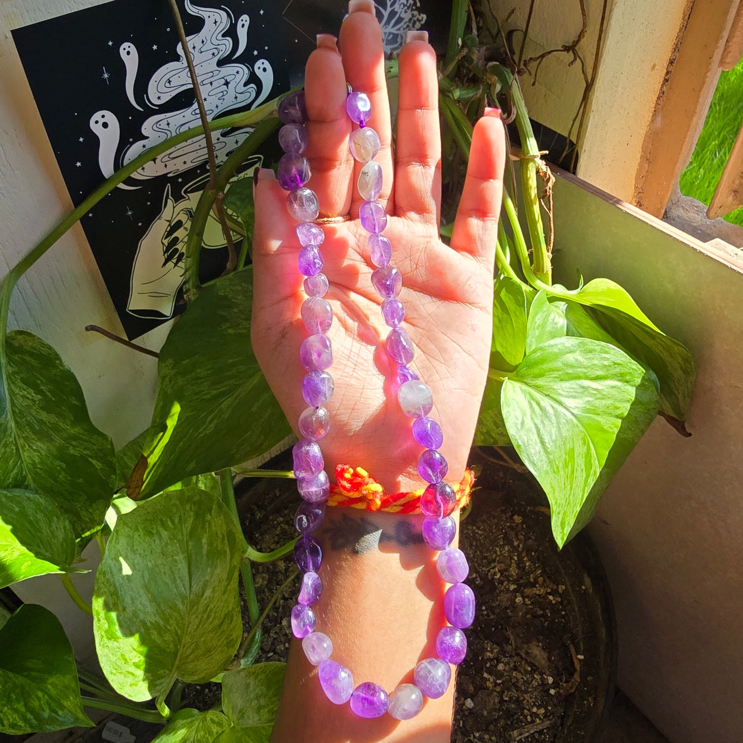 Amethyst Nugget Choker