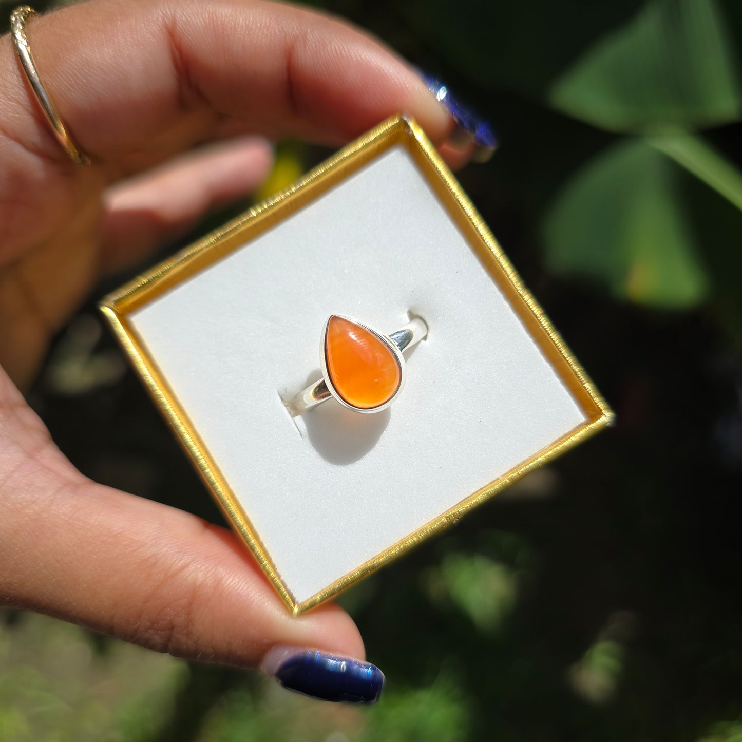 Carnelian Ring - Size 8