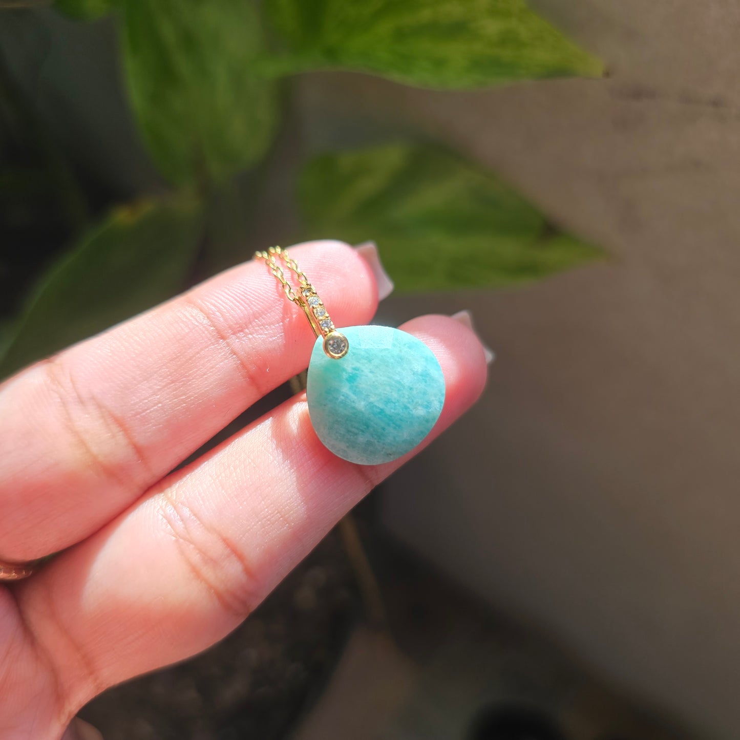 Dainty Amazonite Pendant