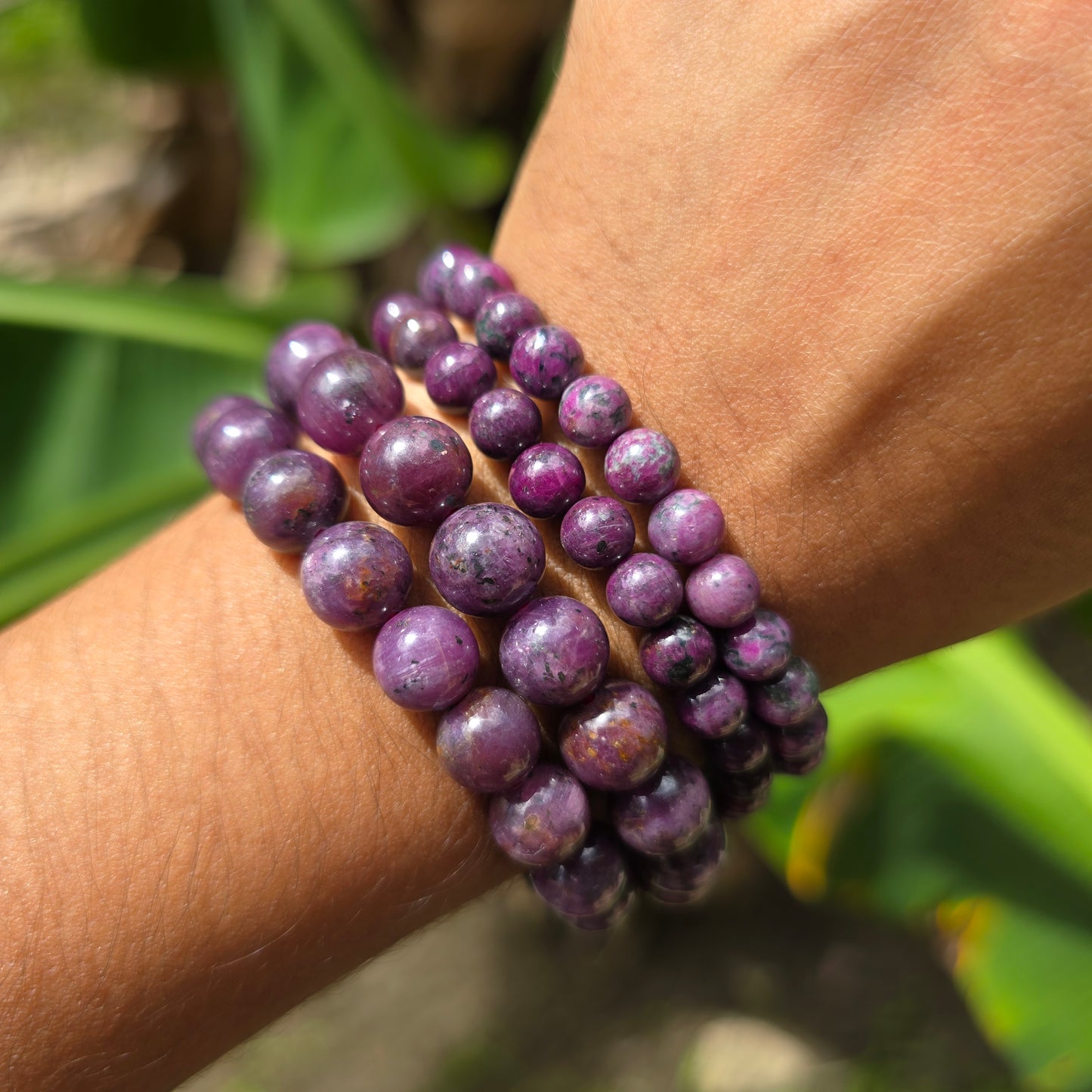 Ruby Gemstone Bracelet