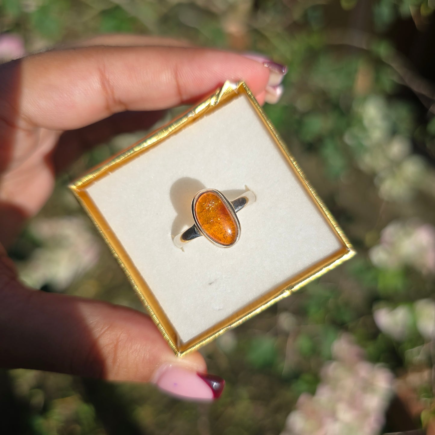 Amber Ring - Size 9.5