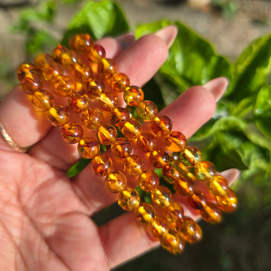 Amber Gemstone Bracelet