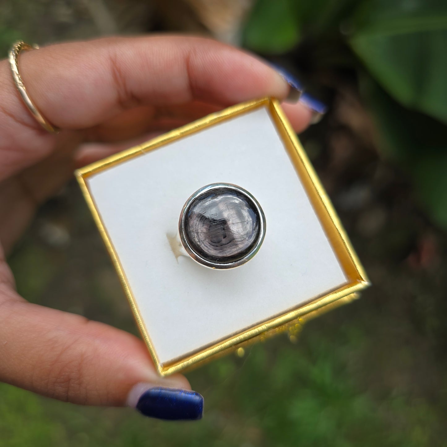 Hypersthene Ring - Size 7