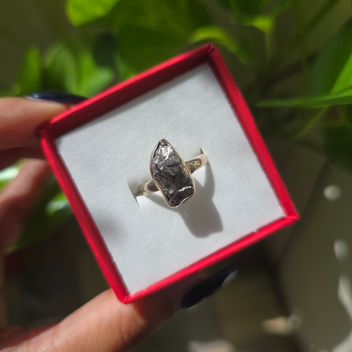 Campo del Cielo (Meteorite) Ring - Size 5.5