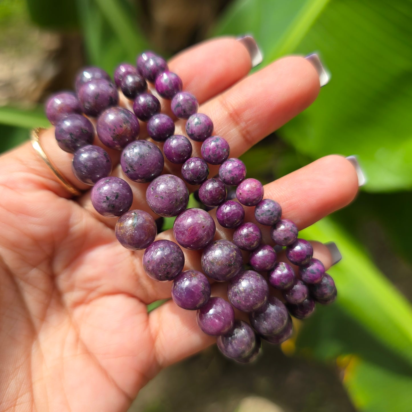 Ruby Gemstone Bracelet