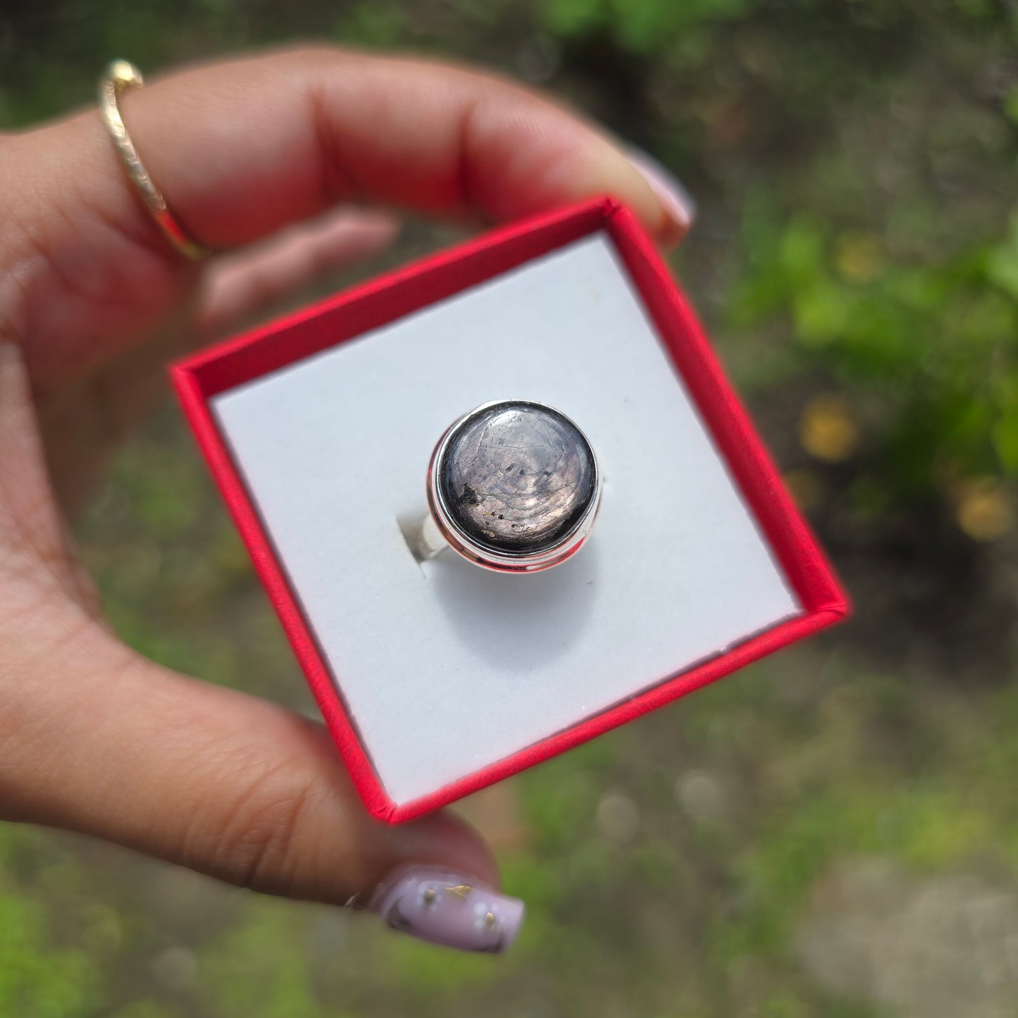 Hypersthene Ring - Size 6.5