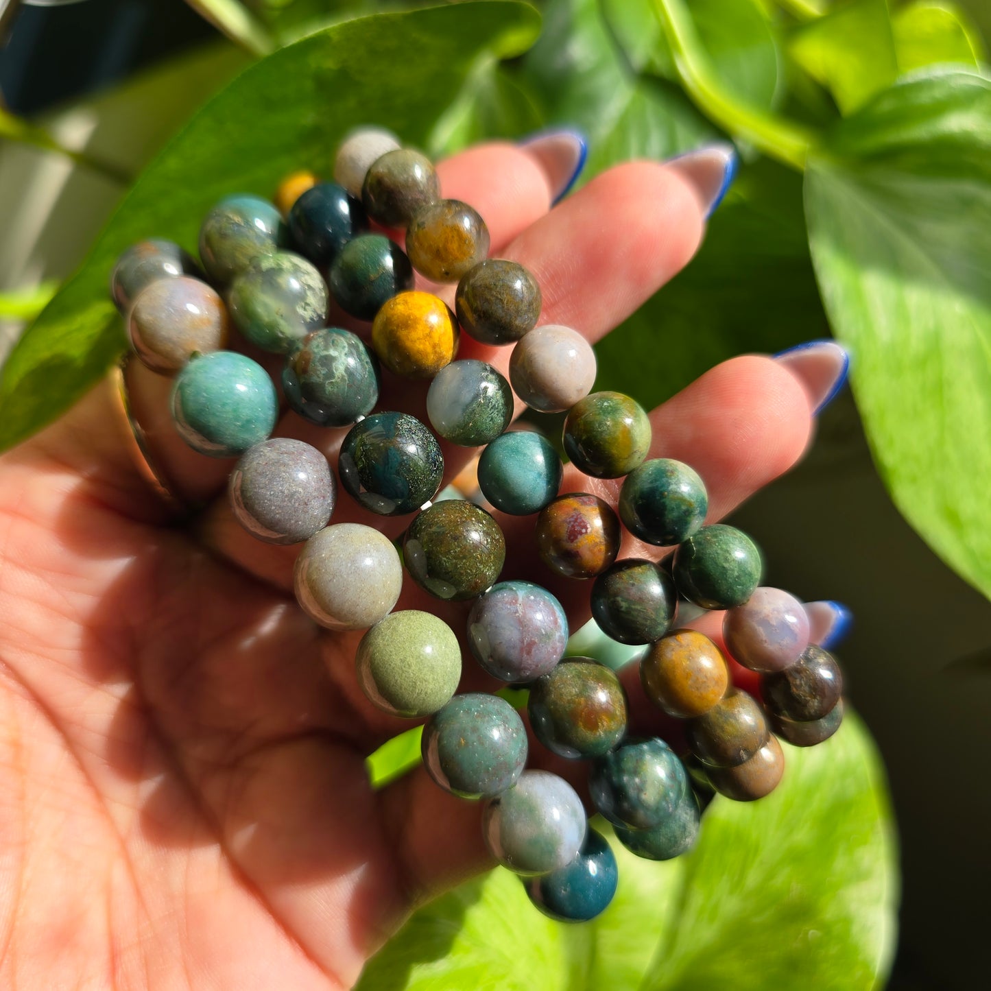 Sea Jasper Gemstone Bracelet