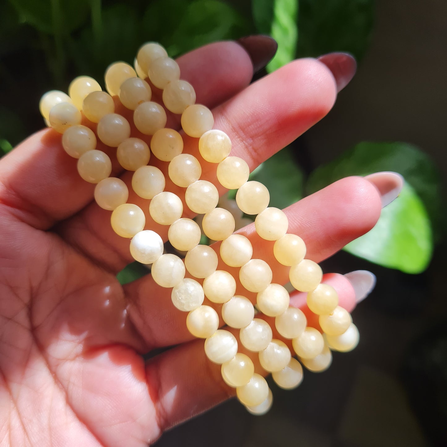 Yellow Calcite Gemstone Bracelet