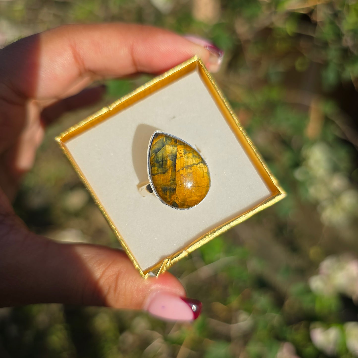 Nellite Gemstone Ring - Size 10