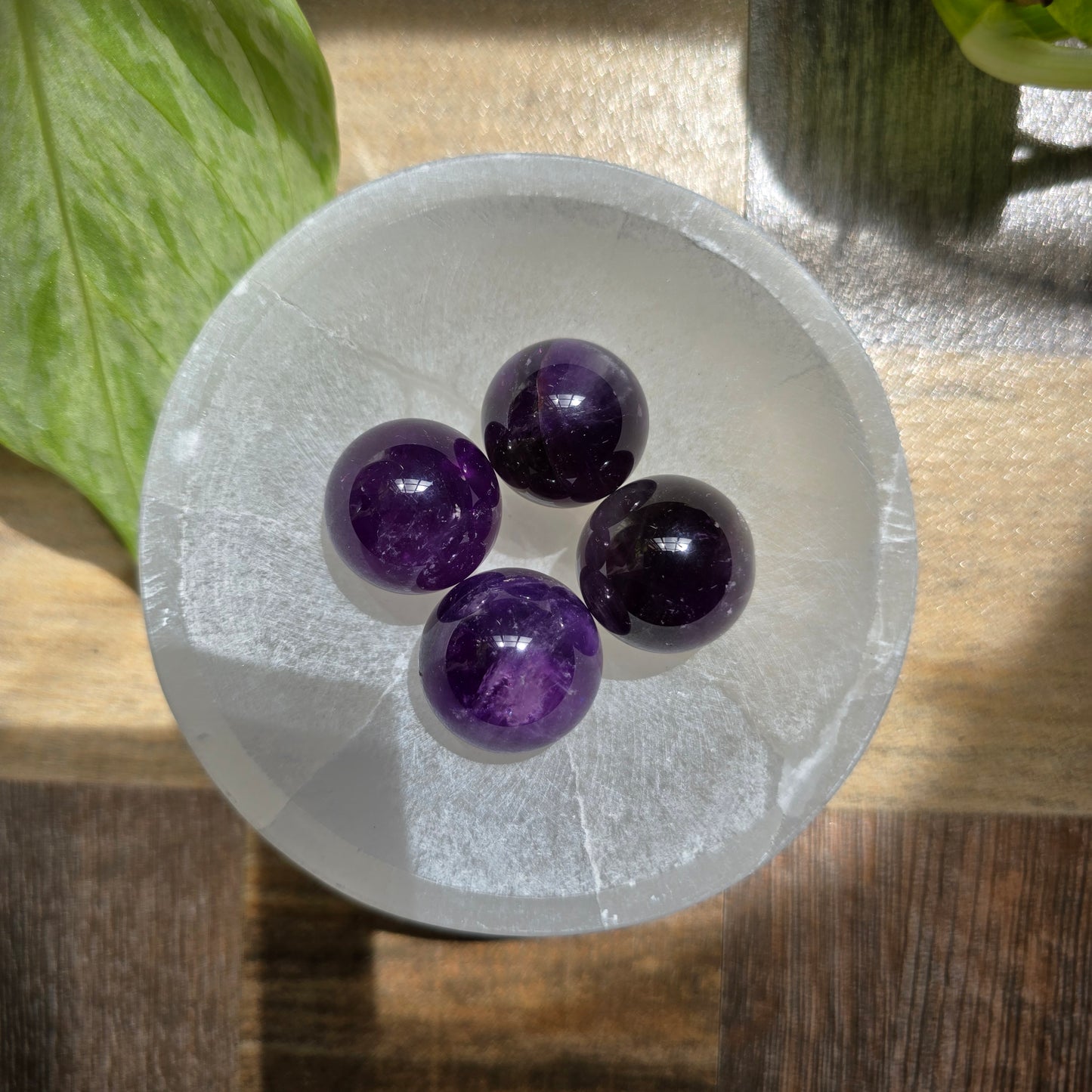 Mini Amethyst Gemstone Sphere