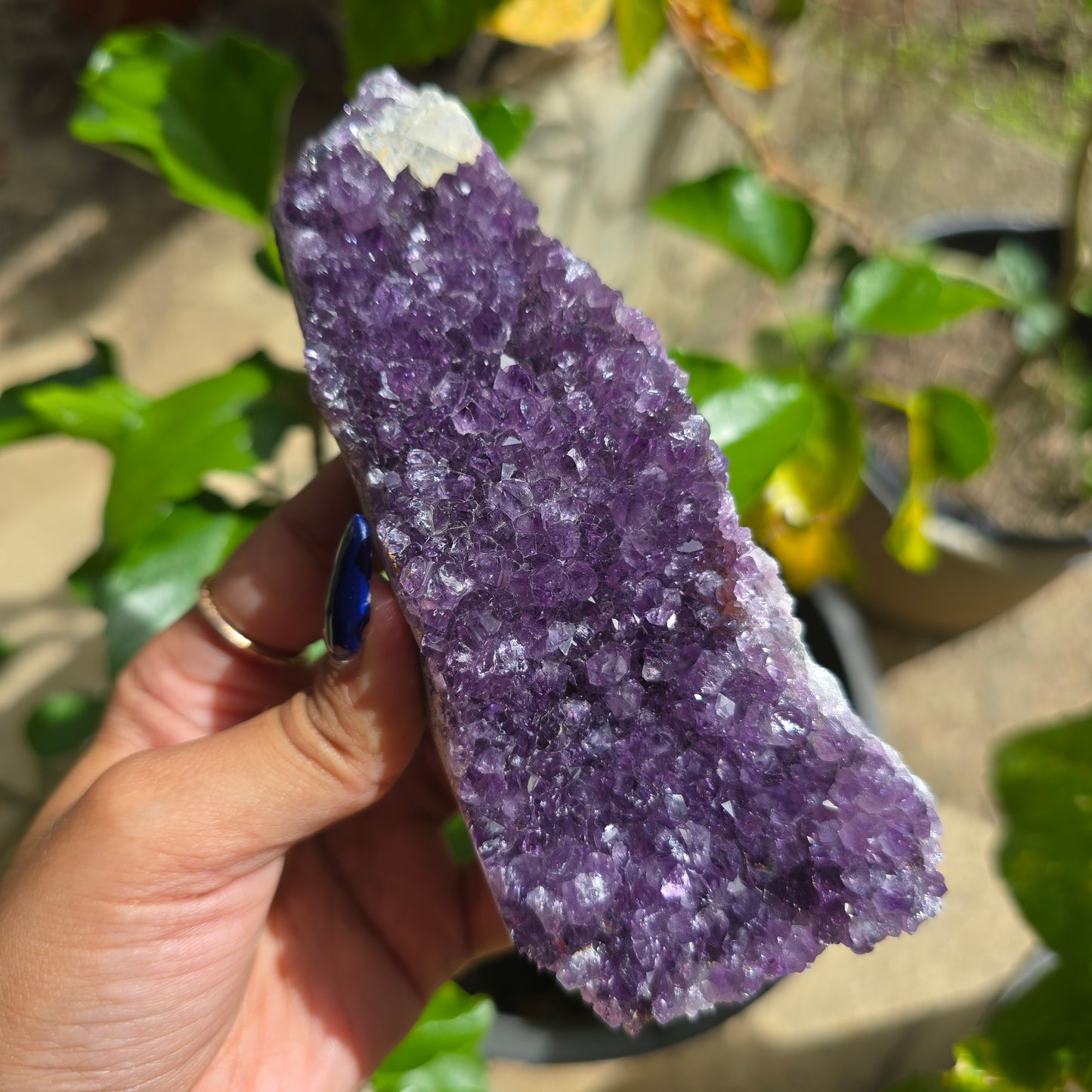 Self-Standing Amethyst Cubase Cluster No 10