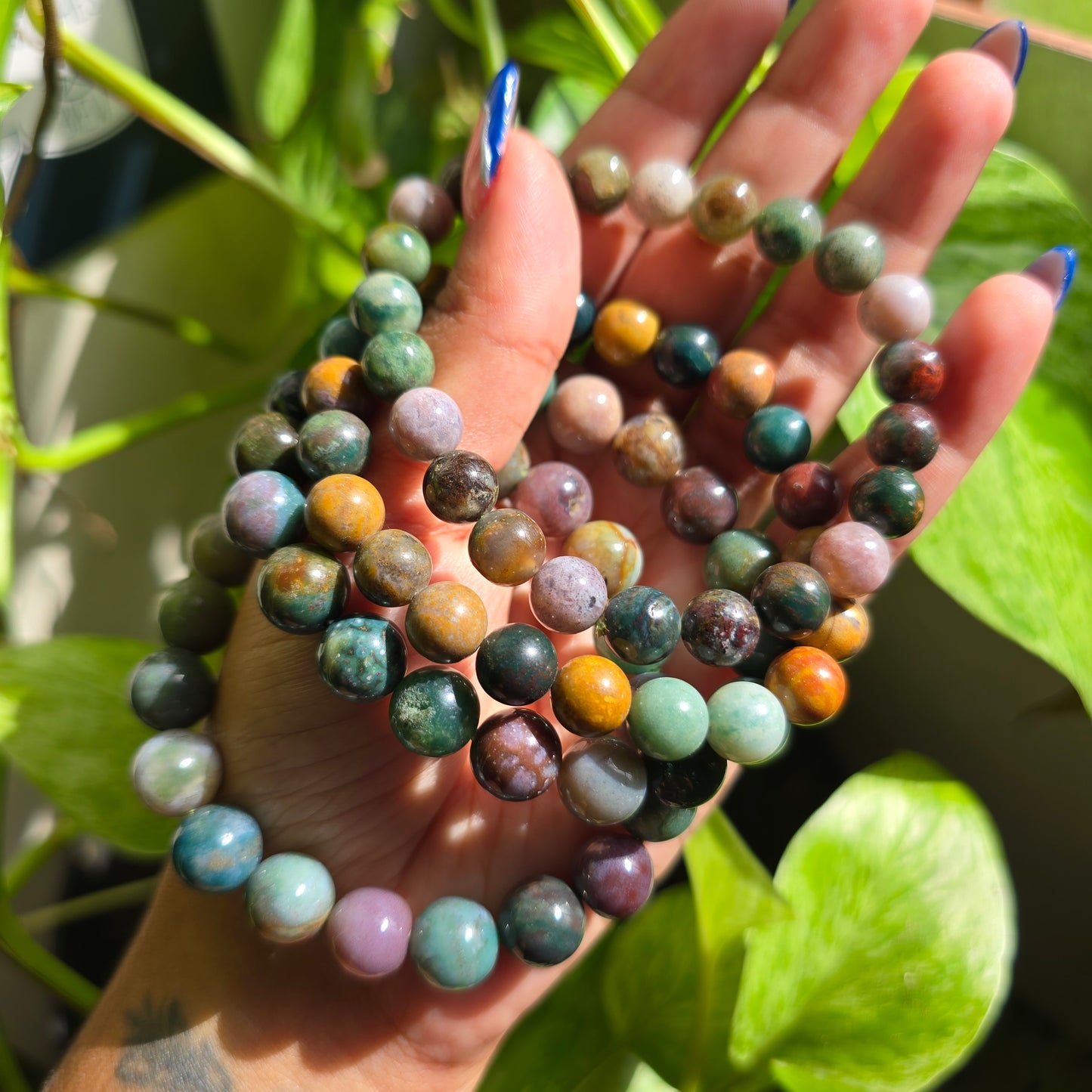 Sea Jasper Gemstone Bracelet