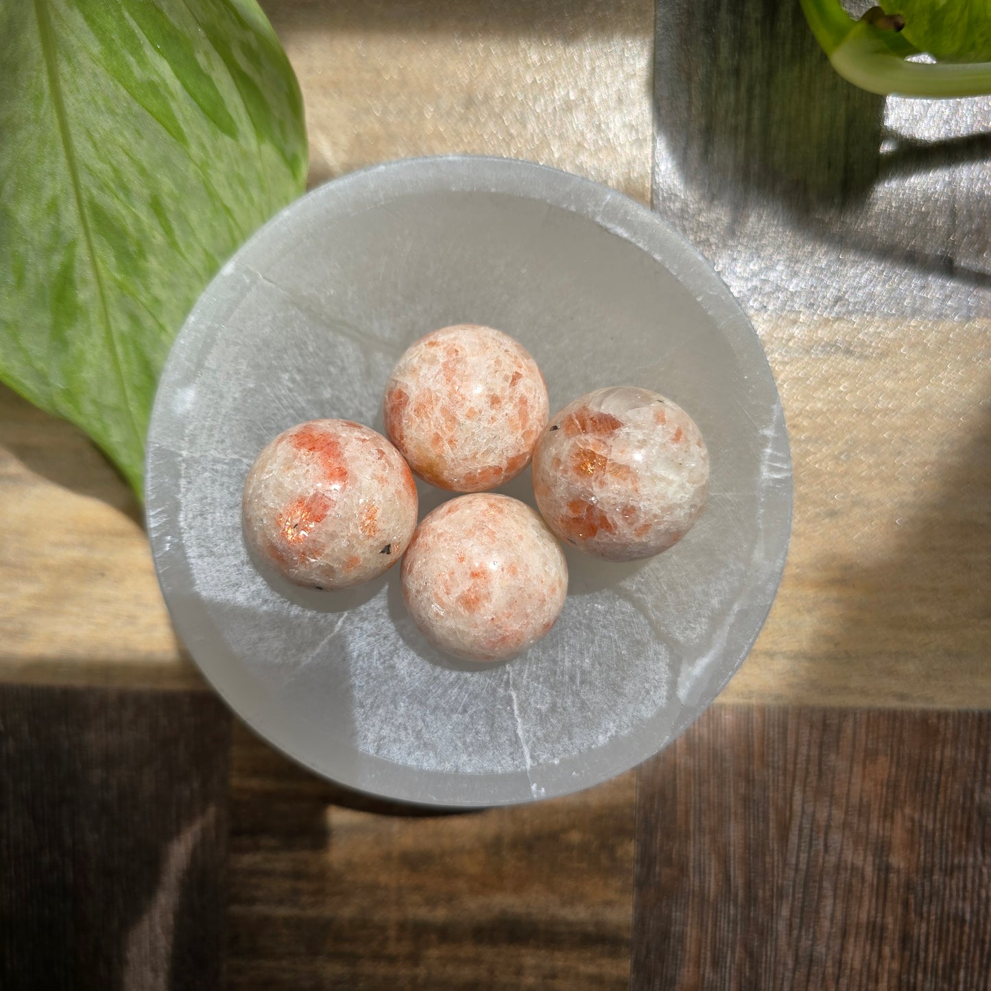 Mini Sunstone Gemstone Sphere