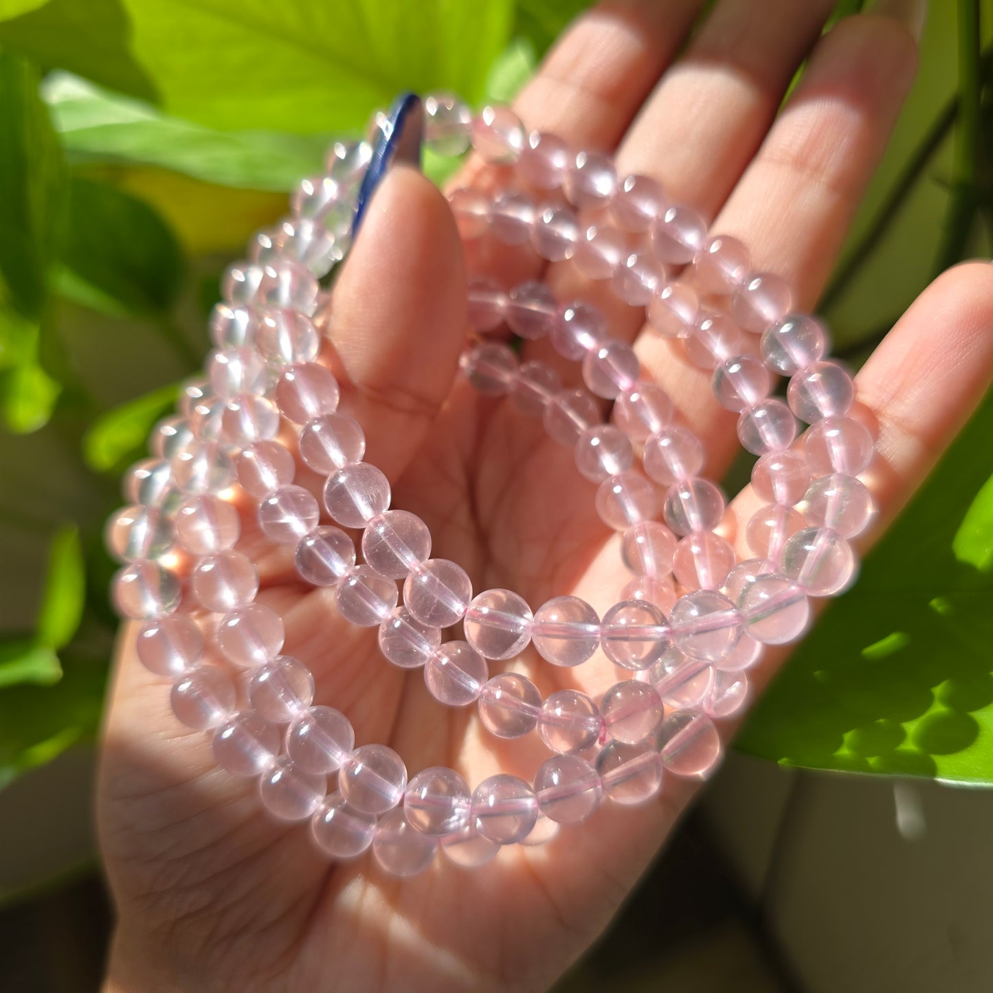High Quality Rose Quartz Gemstone Bracelet