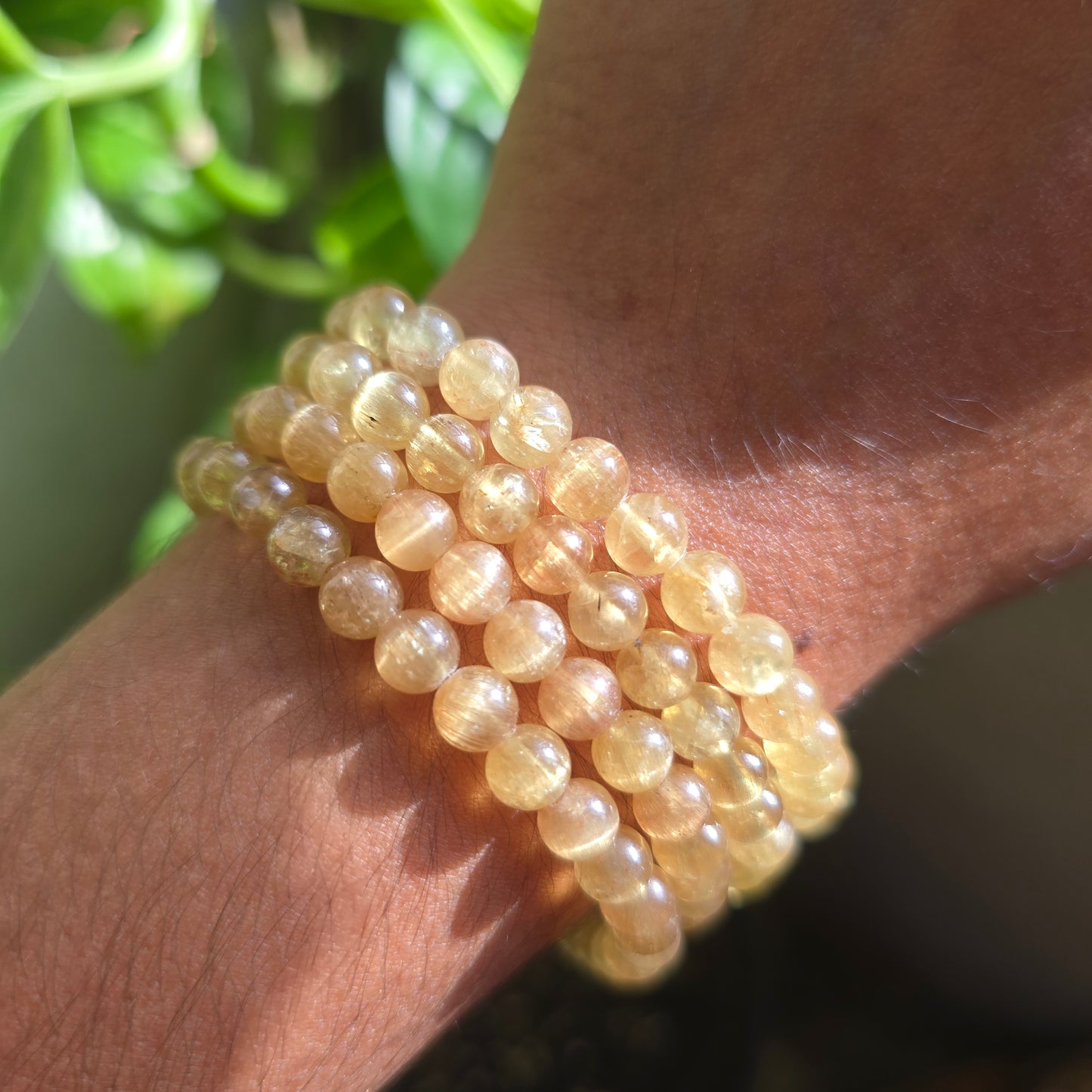 Golden Apatite Gemstone Bracelet