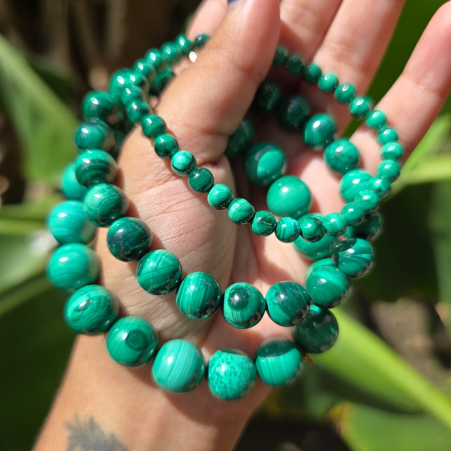 Malachite Gemstone Bracelet