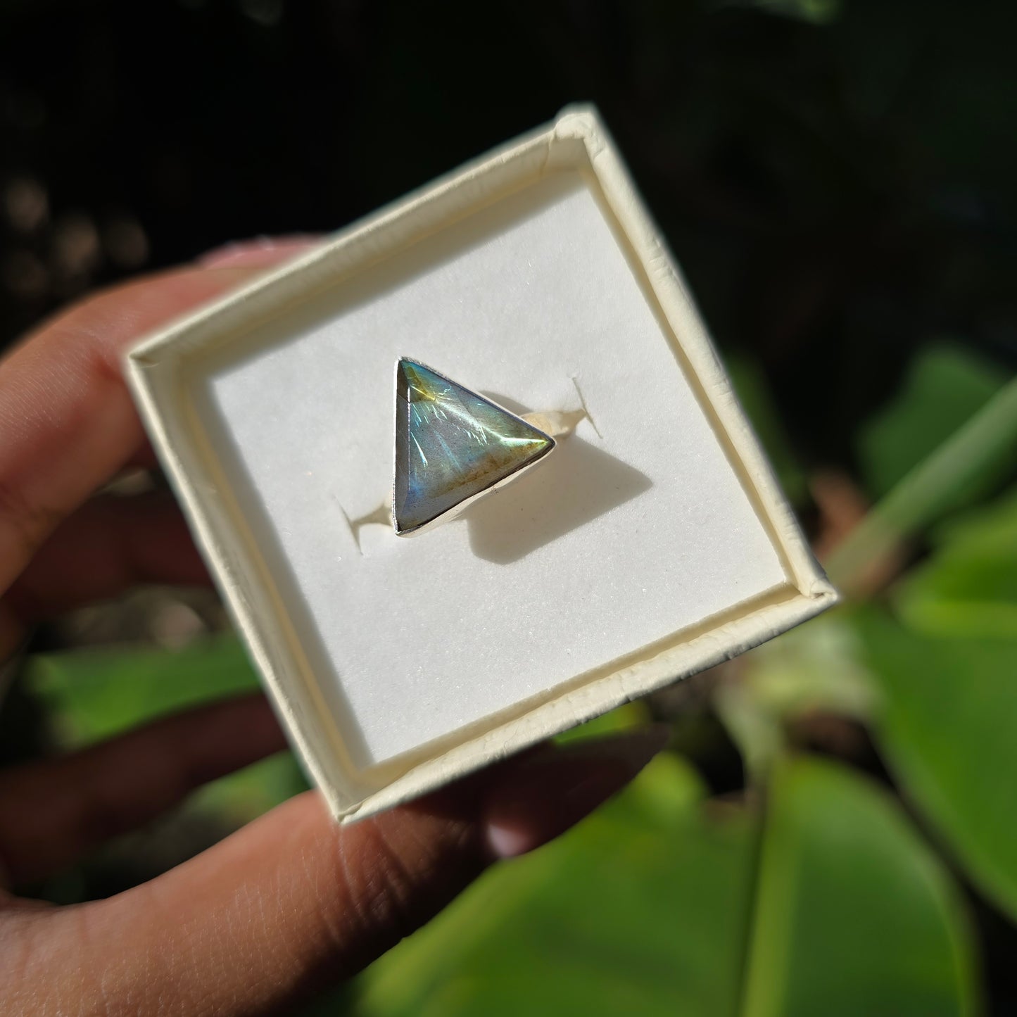 Labradorite Ring - Size 8