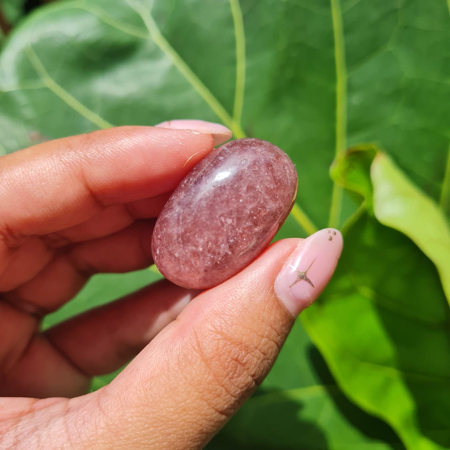 Strawberry Quartz Tumbled Stone