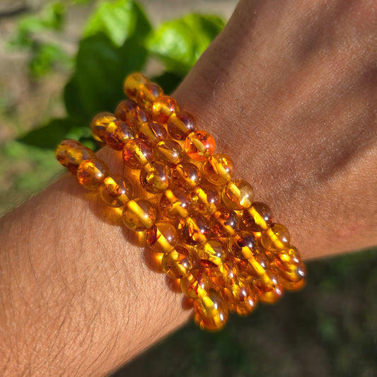 Amber Gemstone Bracelet