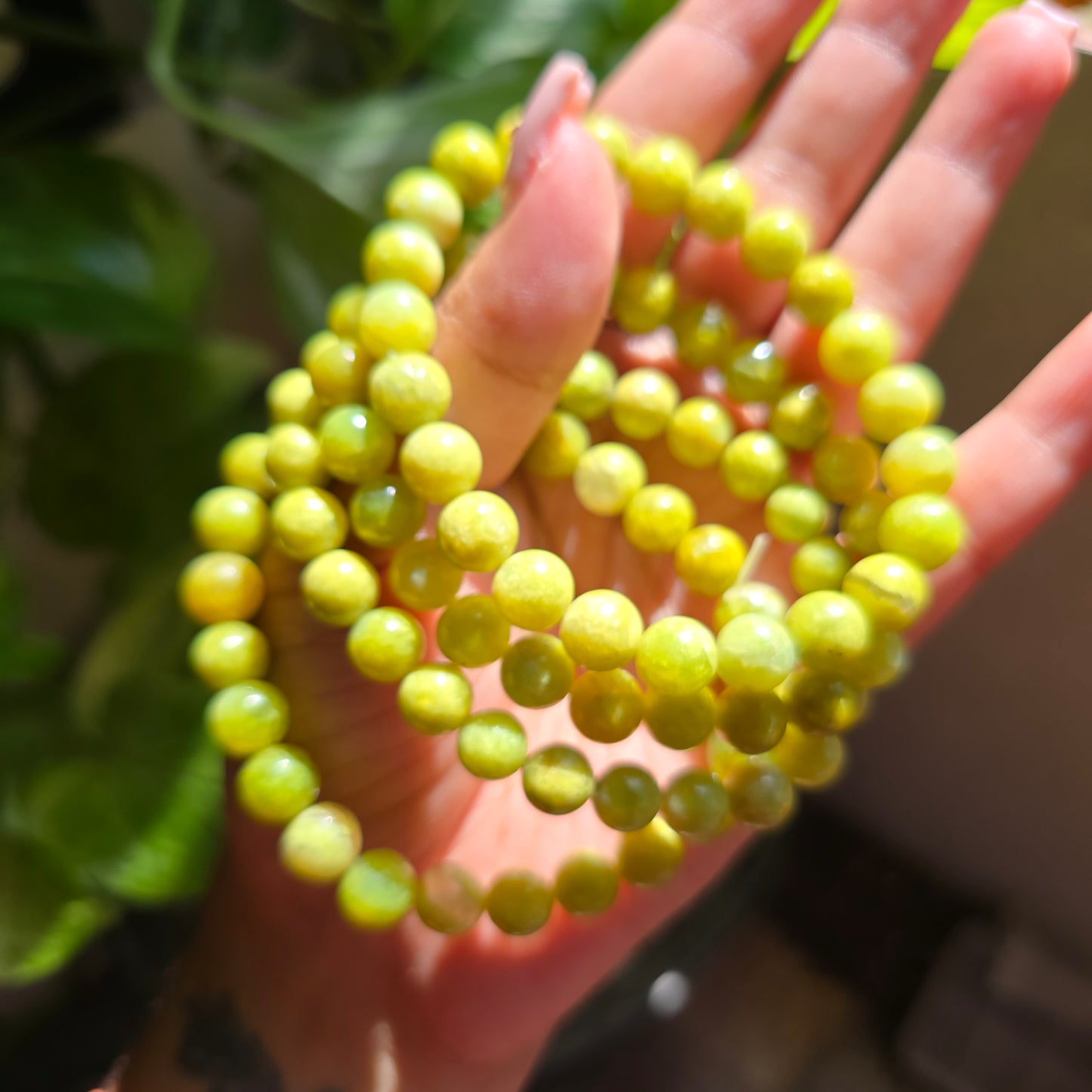 Madagascan Green Opal Gemstone Bracelet