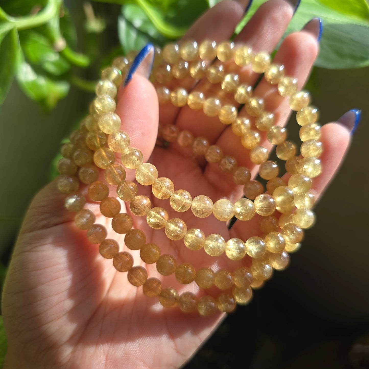 Golden Apatite Gemstone Bracelet