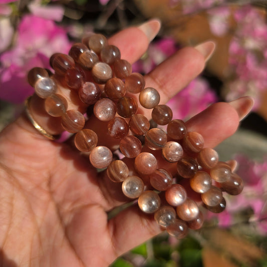 Pink Lepidolite Gemstone Bracelet