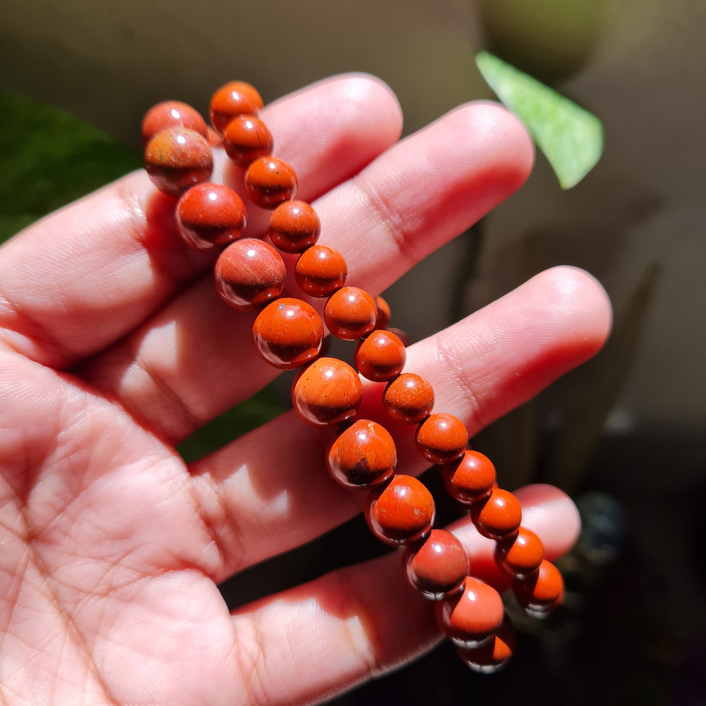 Red Jasper Gemstone Bracelet
