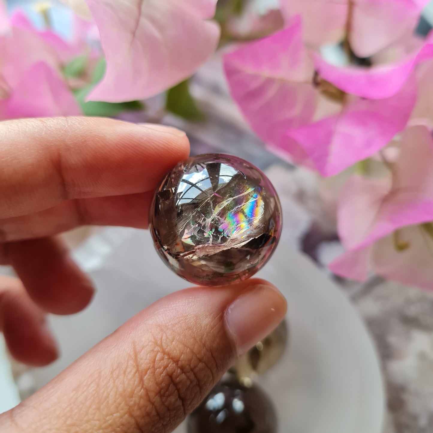 Smoky Quartz Mini Gemstone Sphere