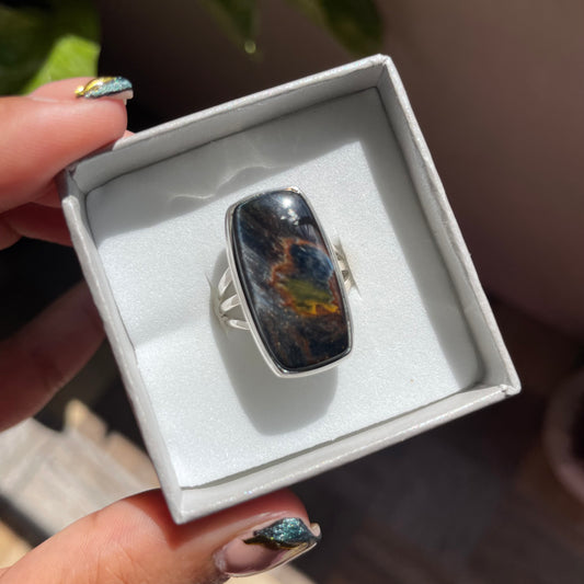 Pietersite Ring - Size 8