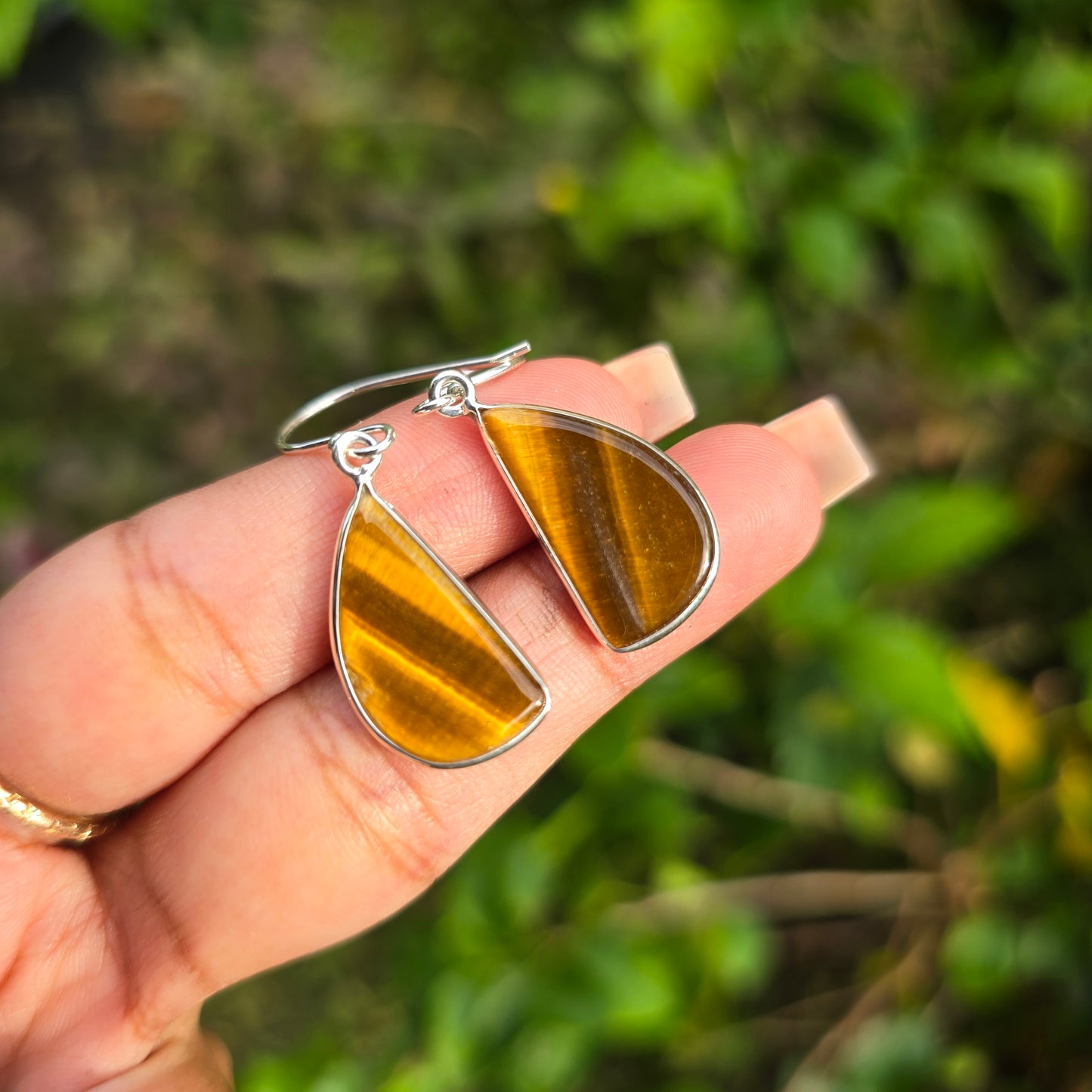 Tiger's Eye Dangle Earring