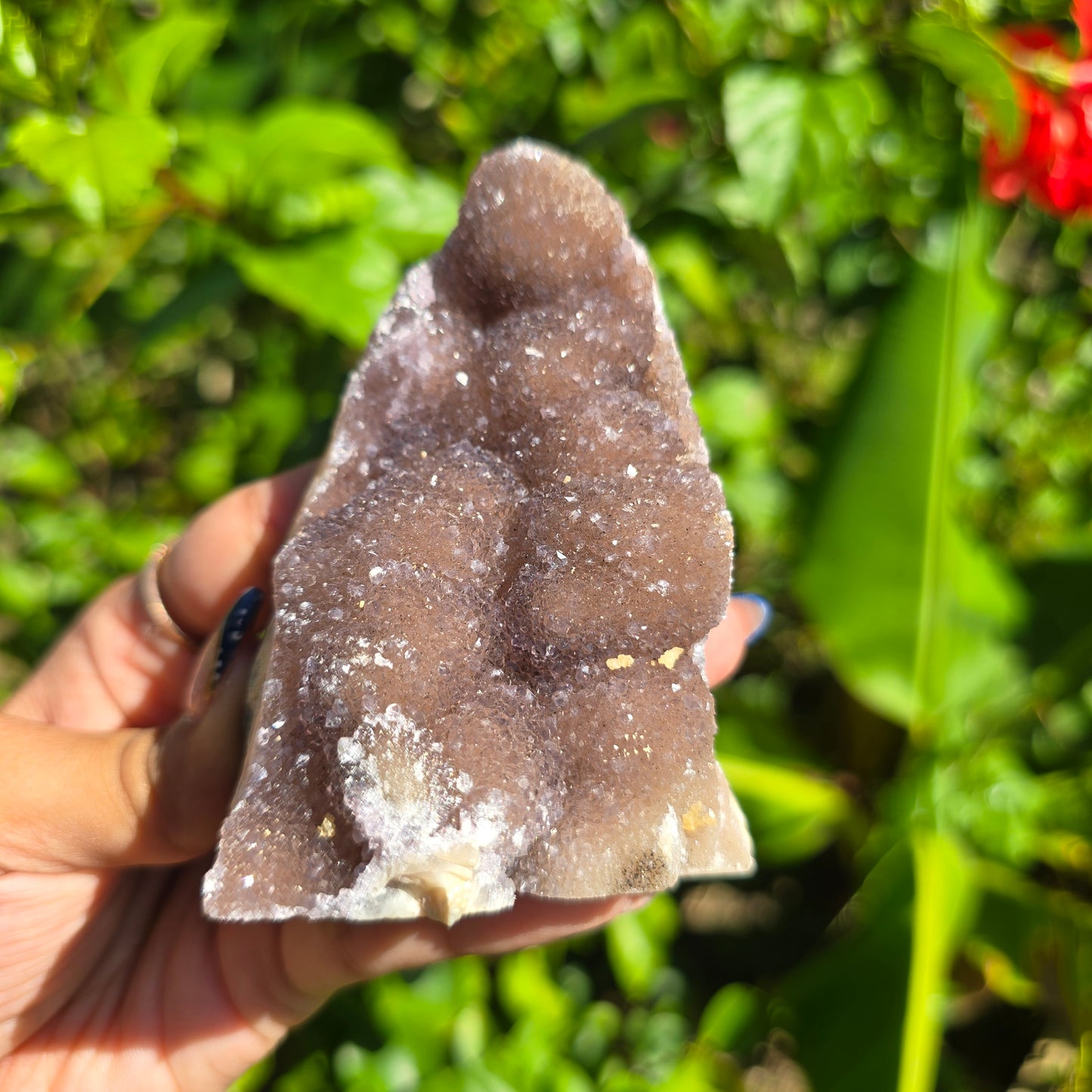 Rainbow Amethyst Cluster (Self-Standing) 239g