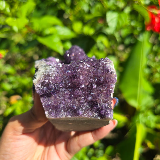 Rainbow Amethyst Cluster (Self-Standing) 395g