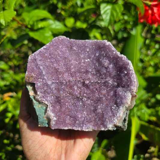 Rainbow Amethyst Cluster (Self-Standing) 518g