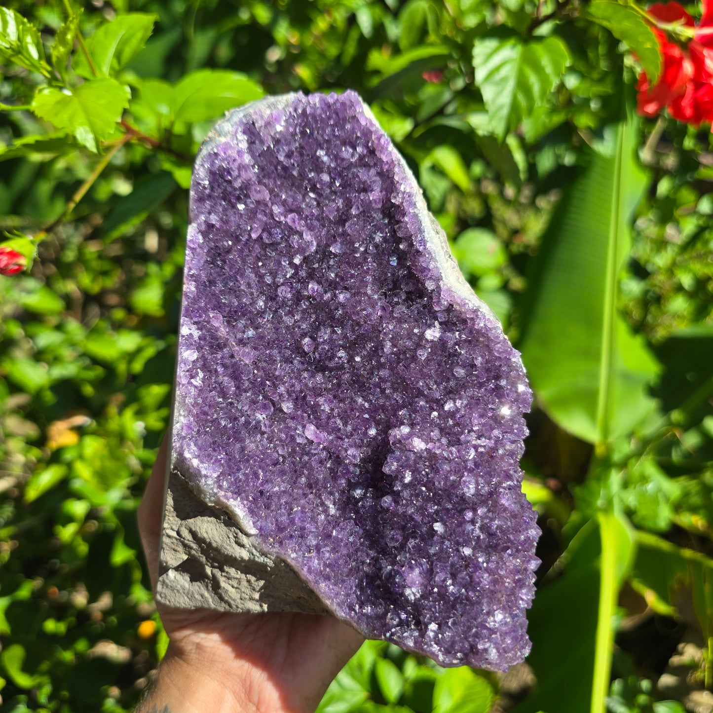 Rainbow Amethyst Cluster (Self-Standing) 1063g