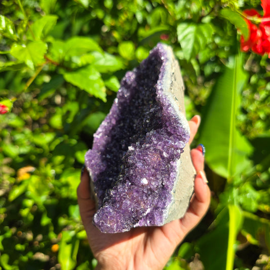 Rainbow Amethyst Cluster (Self-Standing) 1063g