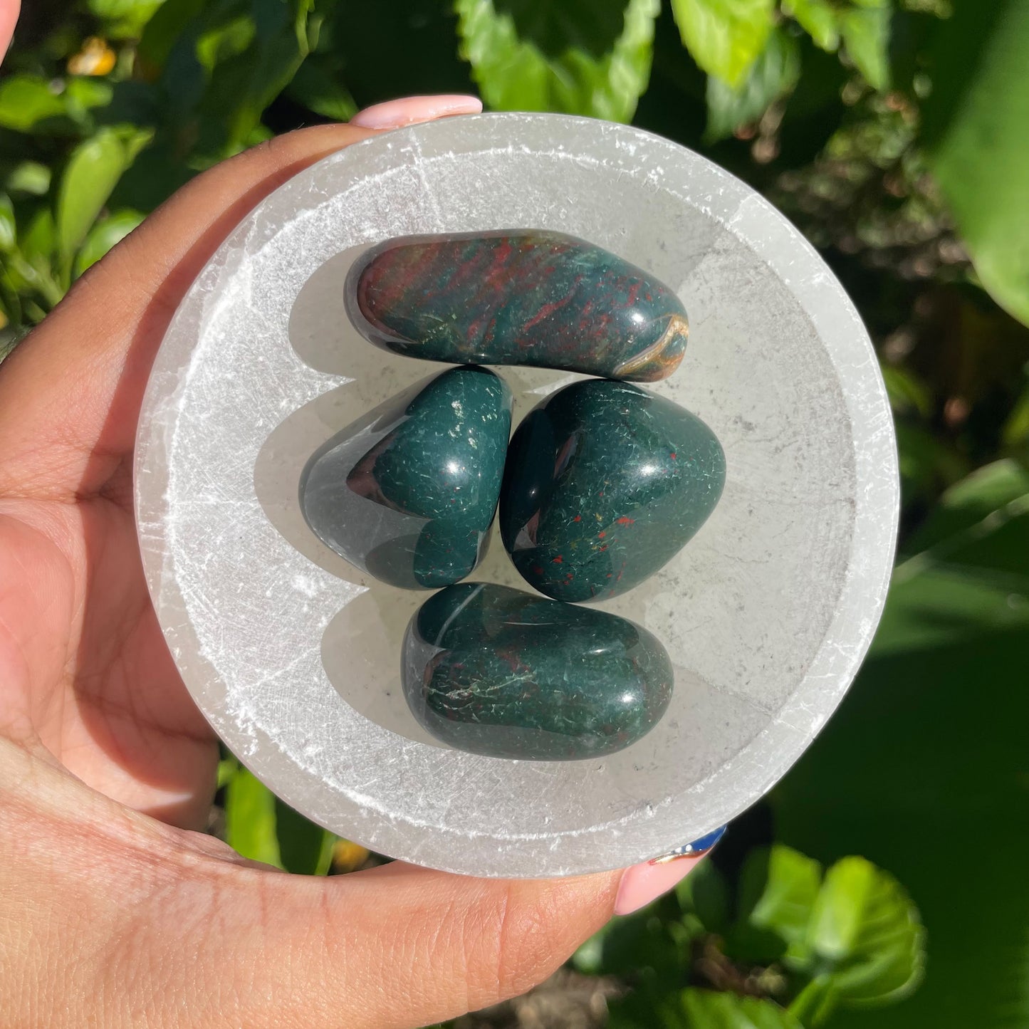 Bloodstone Tumbled Stone