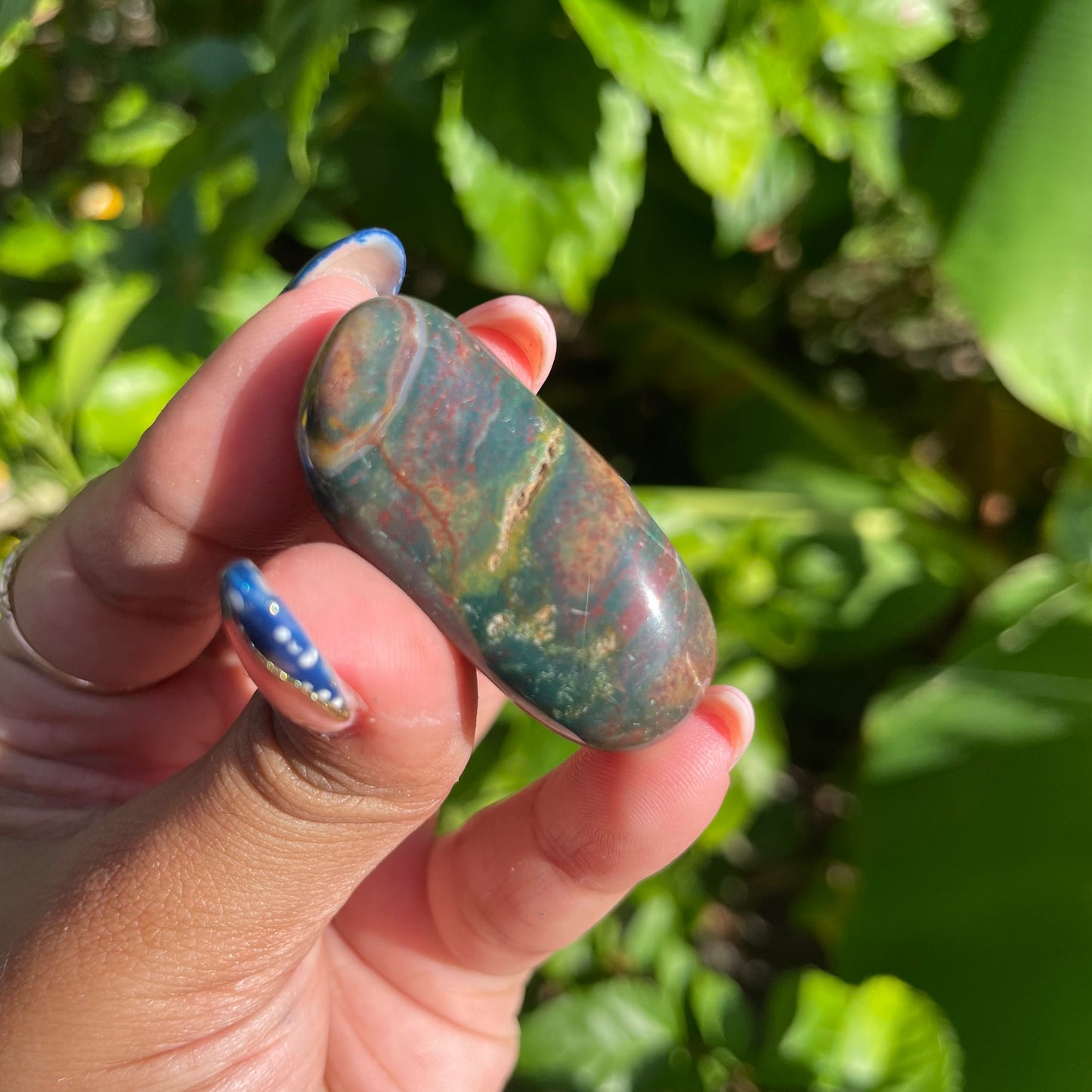 Bloodstone Tumbled Stone