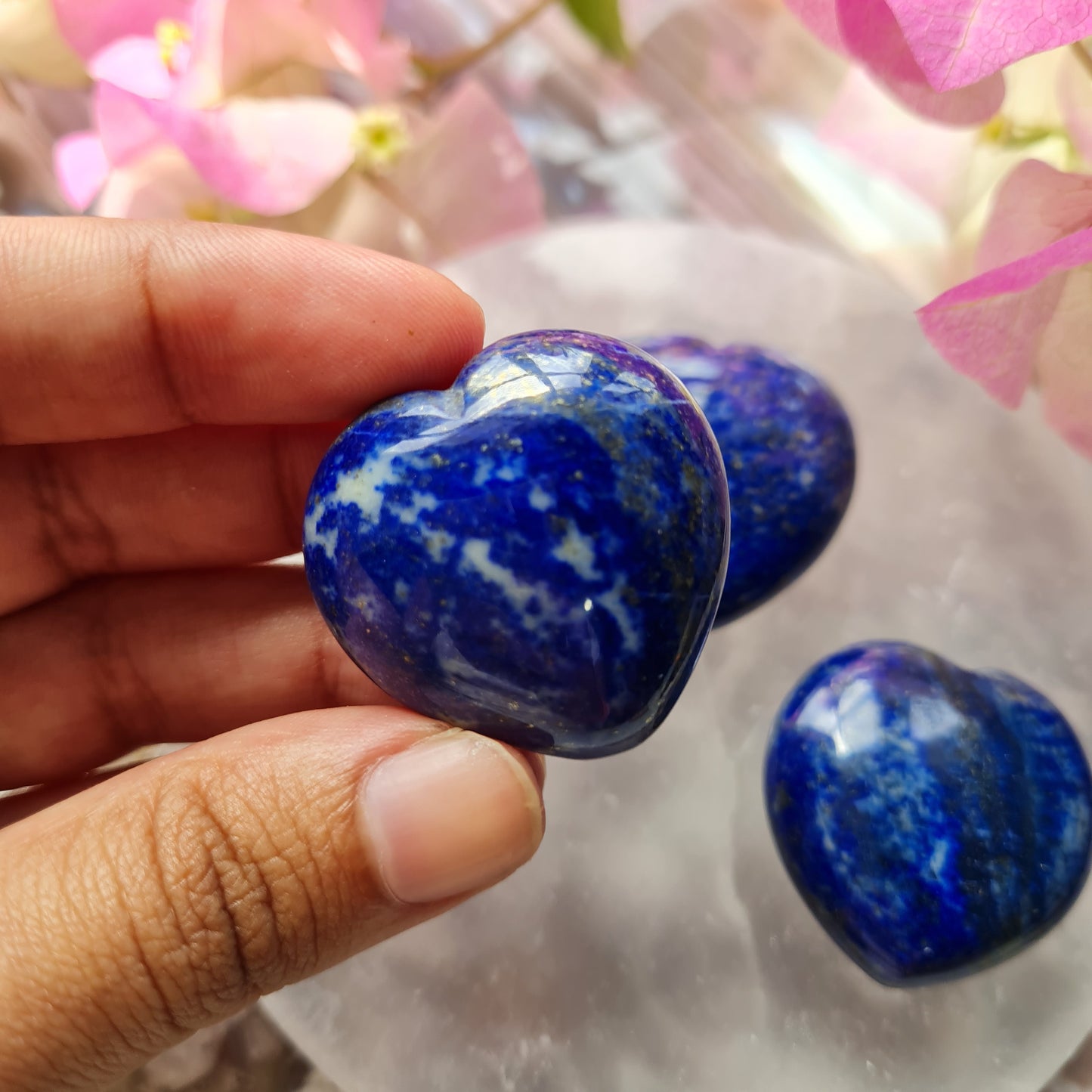 Mini Lapis Lazuli Gemstone Heart Specimen