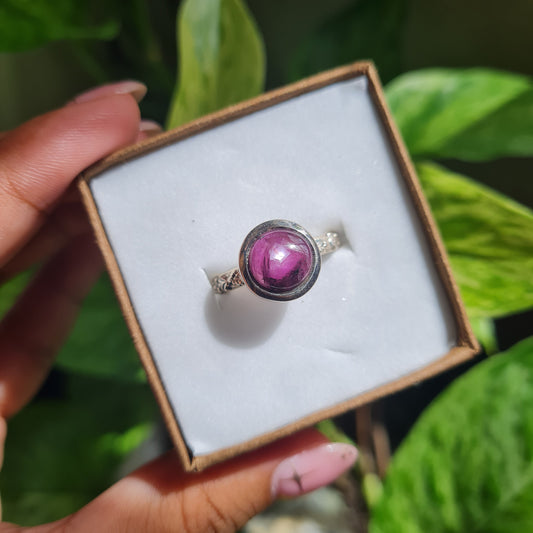 Ruby Gemstone Ring - Size 8