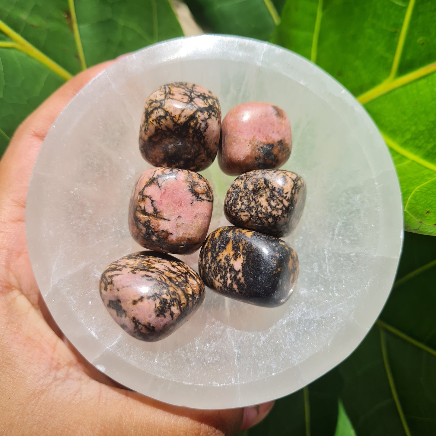 Rhodonite Tumbled Stone