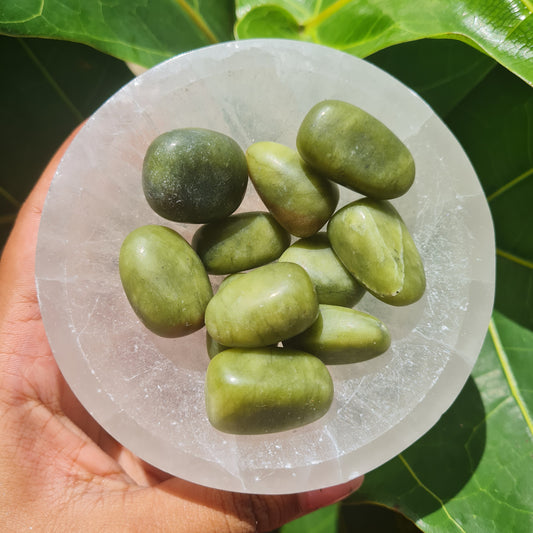 Serpentine Tumbled Stone (Peru)